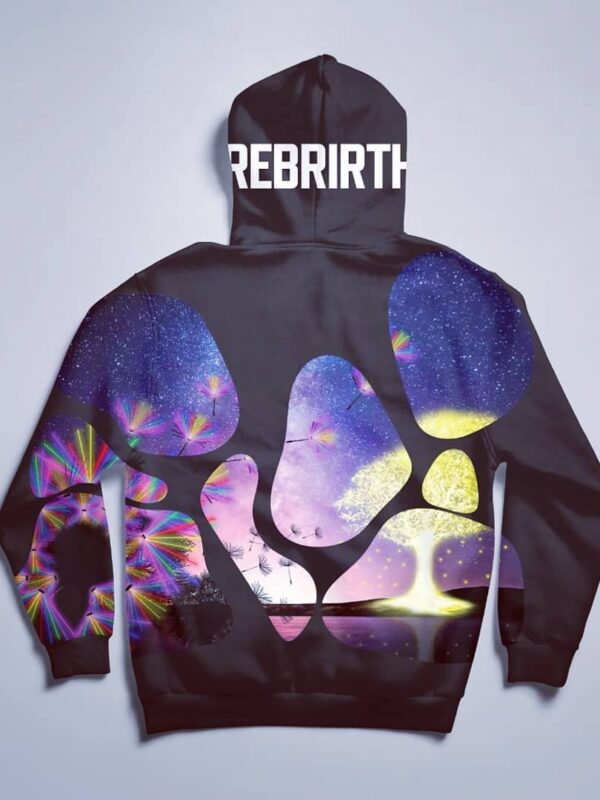 Printed Hoody REBRIRTH
